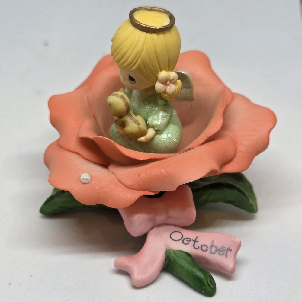 Precious Moments Mini Angel Figurine October item #799386